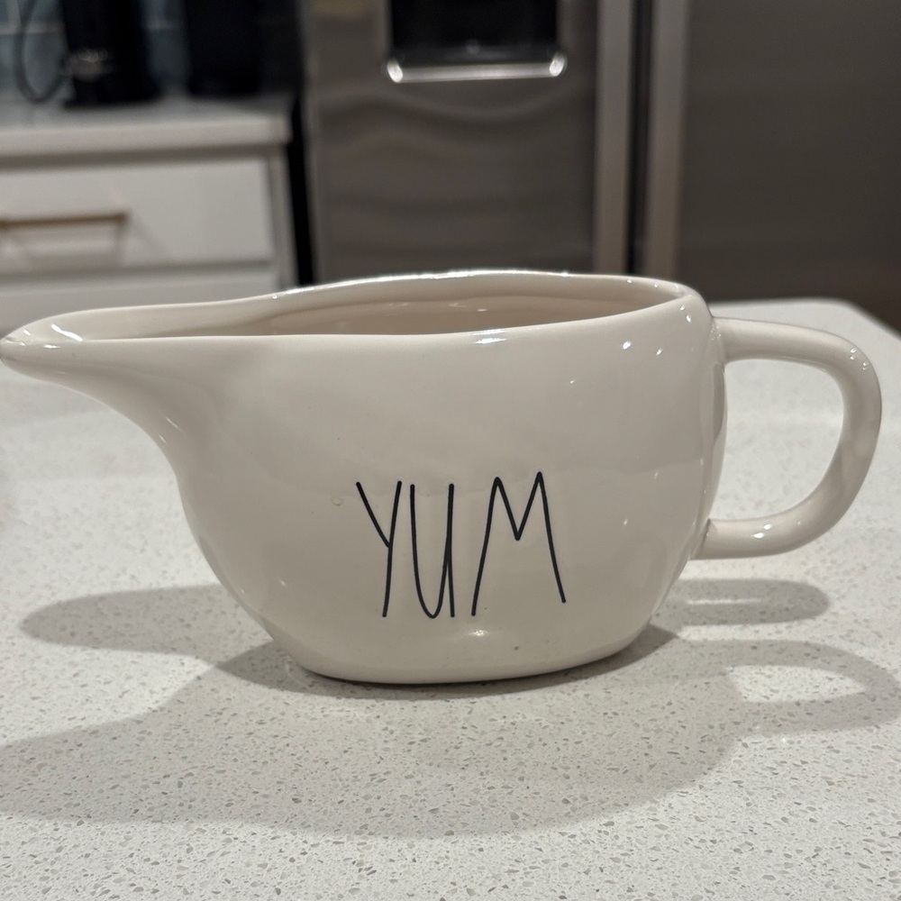 Rae dunn White Ceramic Gravy Boat